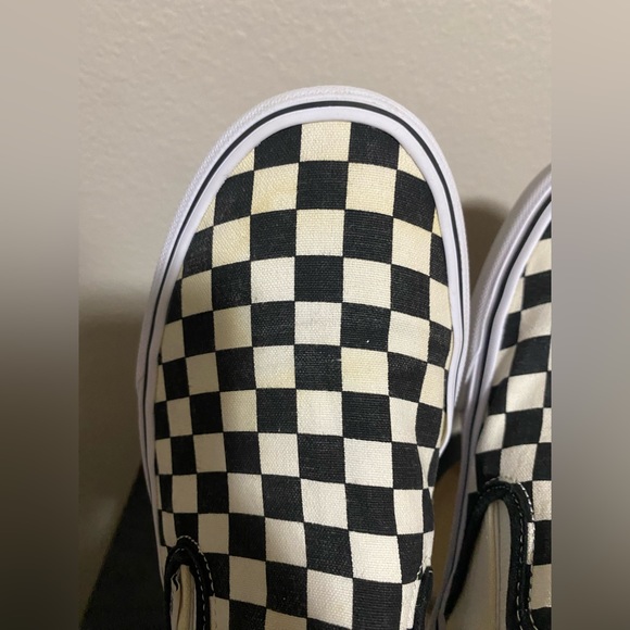🔥Used Vans black and white checkered- W-10 M- 8.5 - Picture 4 of 12